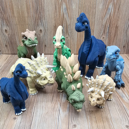 3D Printed Articulated Dinosaur Collection – Poseable T-Rex, Velociraptor, Triceratops, Brachiosaurus & More