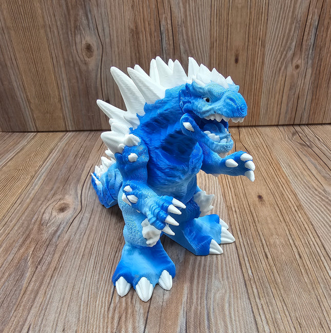 3D Printed, Articulated Frostzilla