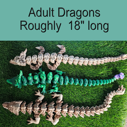 Articulated Mama or Baby Dragon