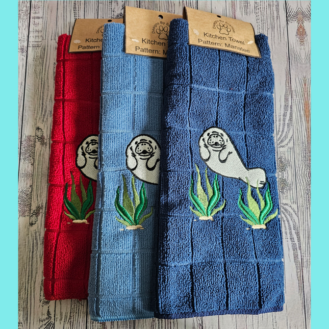 Manatee Kitchen Towel