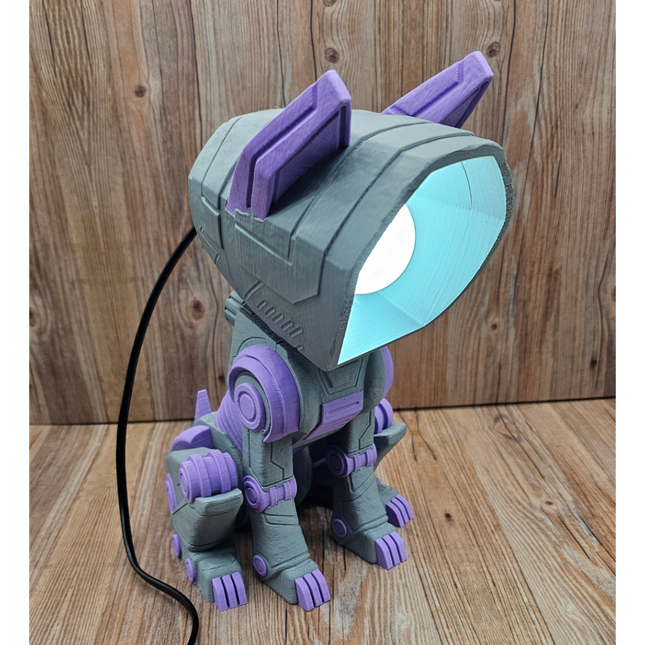 Mecha Dog Lamp, 3D Printed