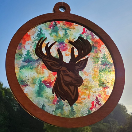 Fall Deer Suncatcher