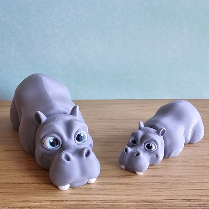 Articulated 3D Printed Hippos