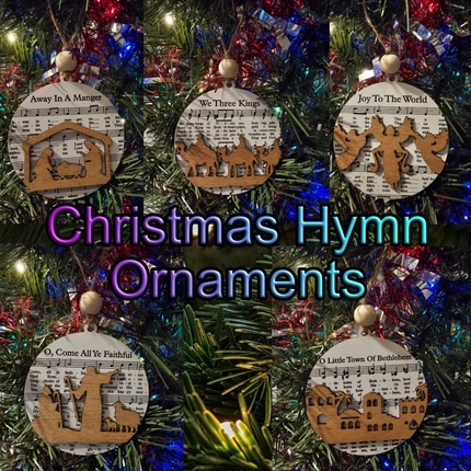 Christmas Hymn Ornaments