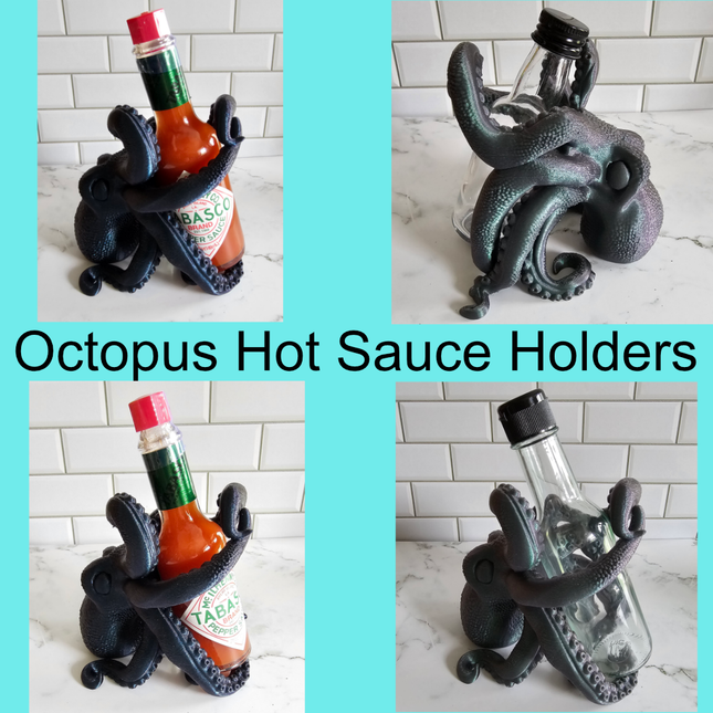 Hot Sauce Octopus, 3D Printed