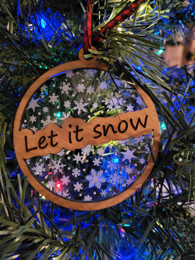 Let It Snow Ornament