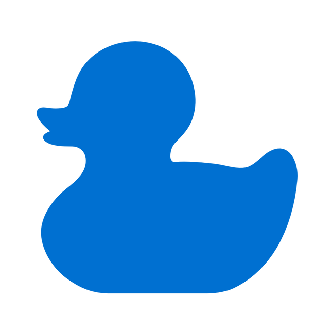 Duck Vinyl Car Decal (5 color options)