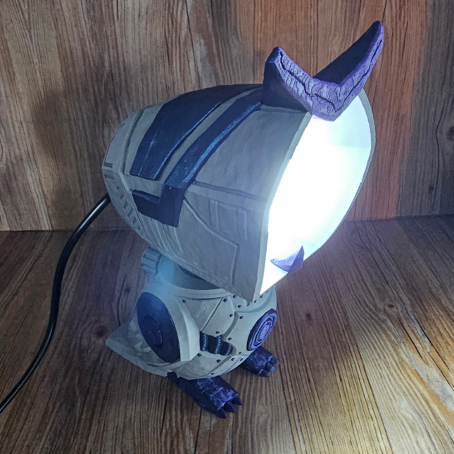 Mecha Owl Lamp, 3D Printed