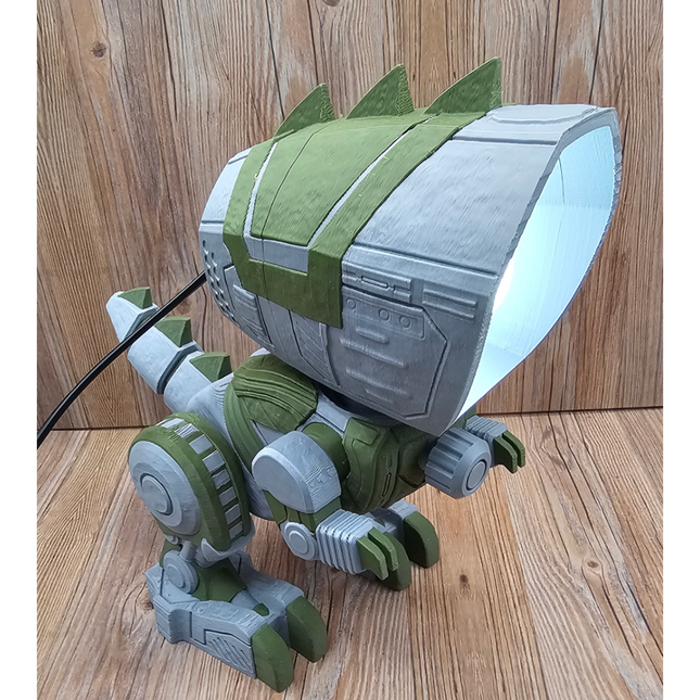 Mecha T-Rex Lamp, 3D Printed